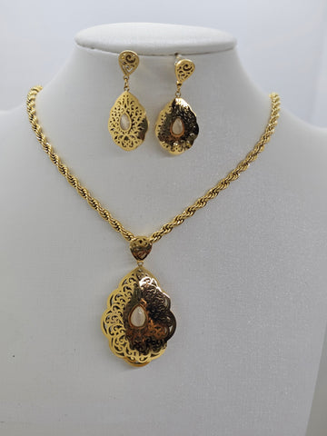 Parrure lazordi / perle blanc Parrure lazordi / perle blanc