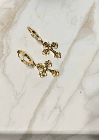 Boucle d'oreille croix Boucle d'oreille croix