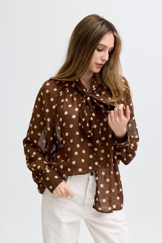 Blouse a pois lydia Blouse a pois lydia