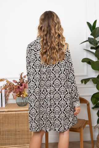 Robe Flora noir Robe Flora noir