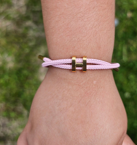 Bracelet cordon H Bracelet cordon H