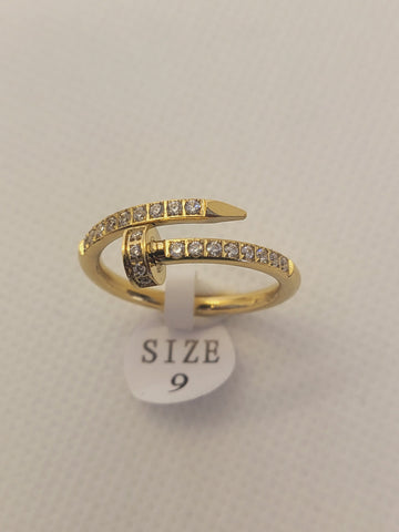 Bague QUEEN doré Bague QUEEN doré