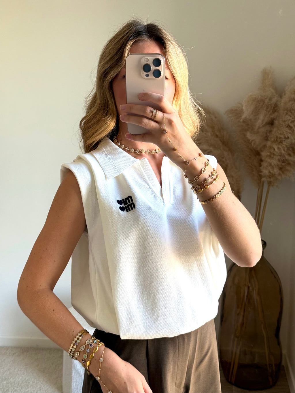 pull sans manche mi💙