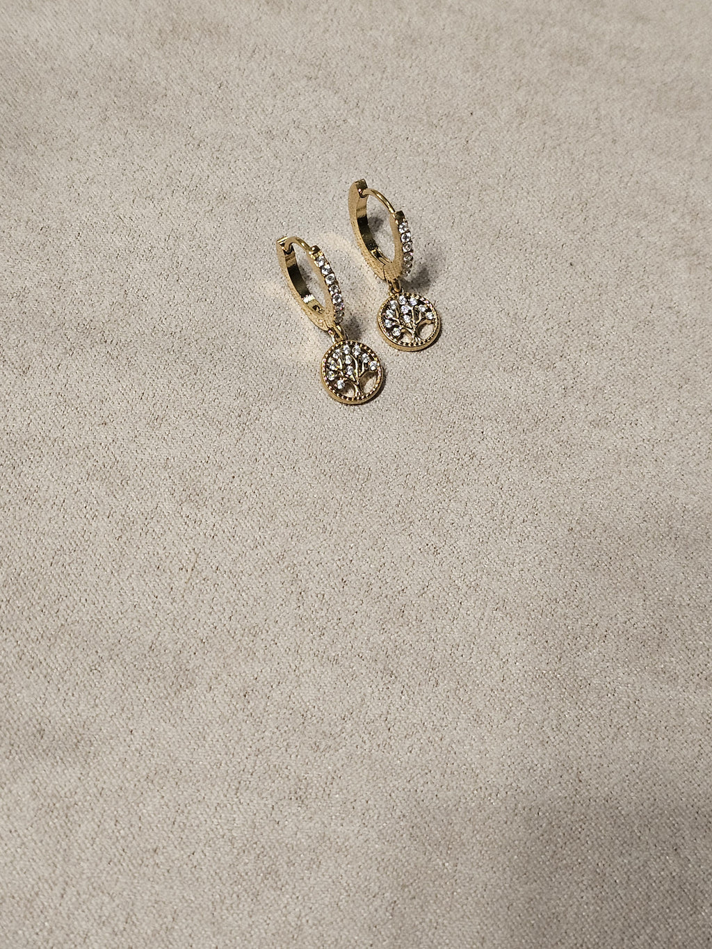 Boucle d'oreille arbre de vie