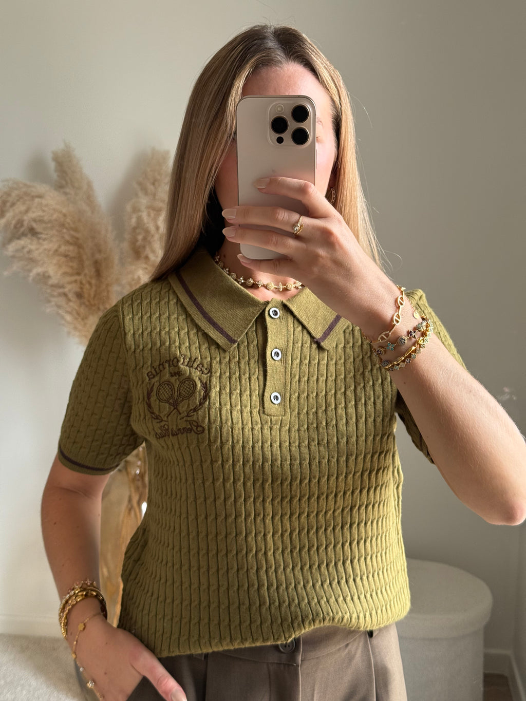 Polo en maille fine