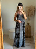 Robe à bretelle motif bandanna