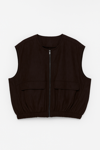 veste sans manches courte