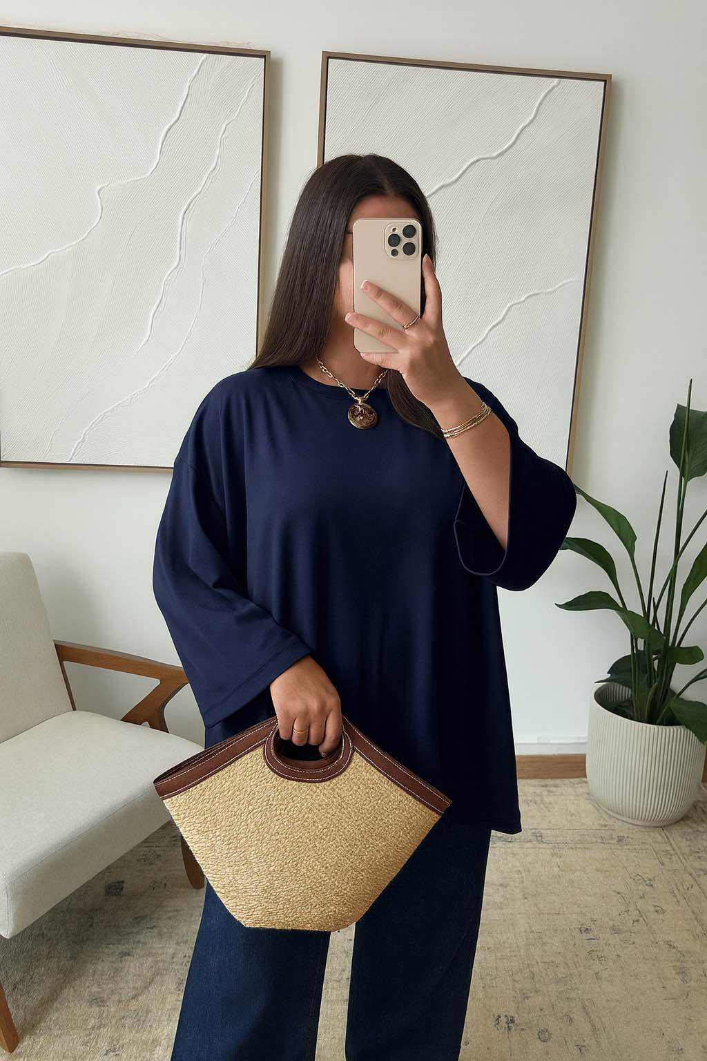 T-shirt oversize 100% Cotton