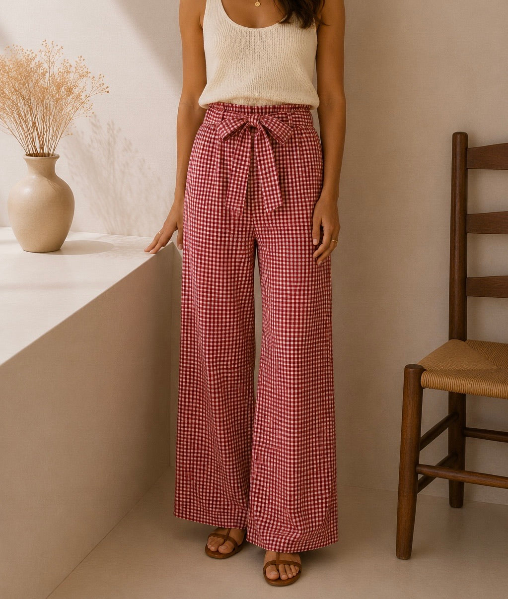 Pantalon vichy