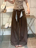 Pantalon ample en denim