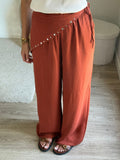 Pantalon avec ceinture- tiracota