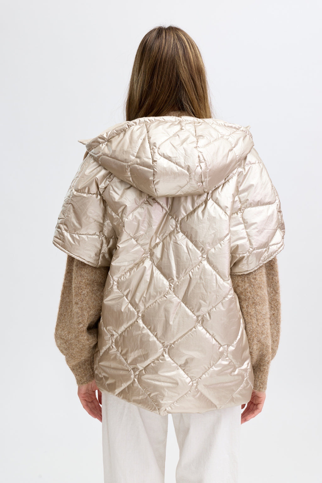 Veste à capuche rose