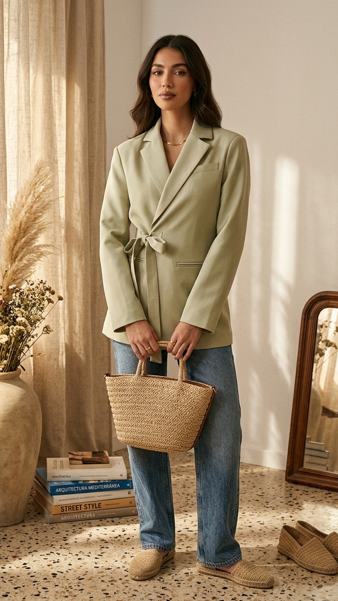 Blazer Croisé Noué