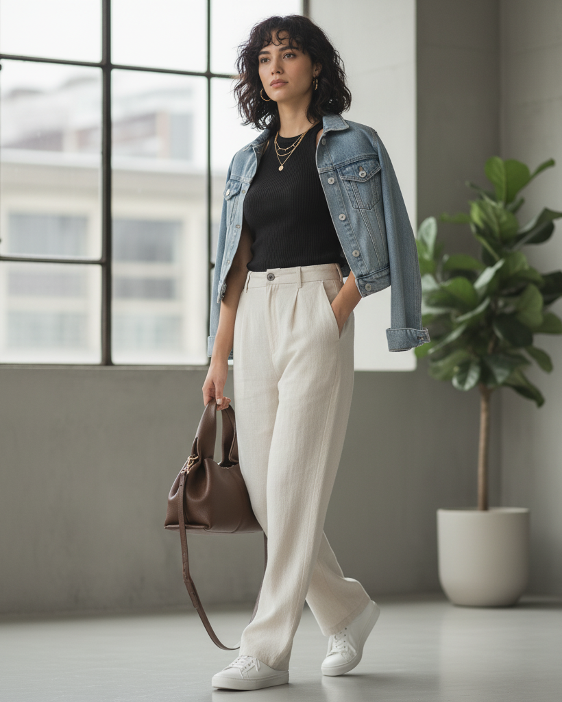 MINI SAC ÉPAULE marron