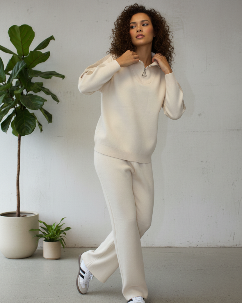 Ensemble cosy- beige