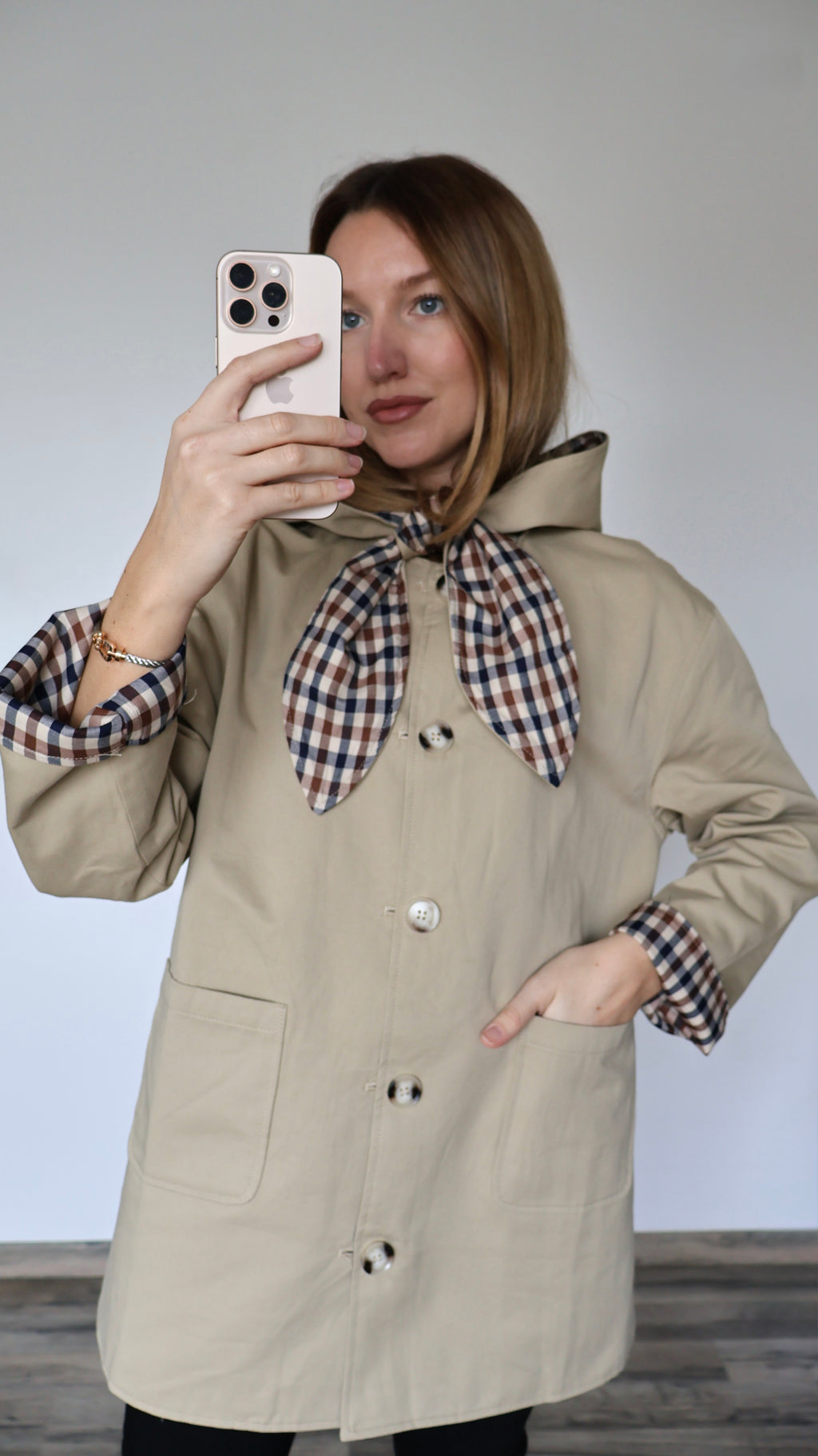 Veste "Oxford" à Col XL