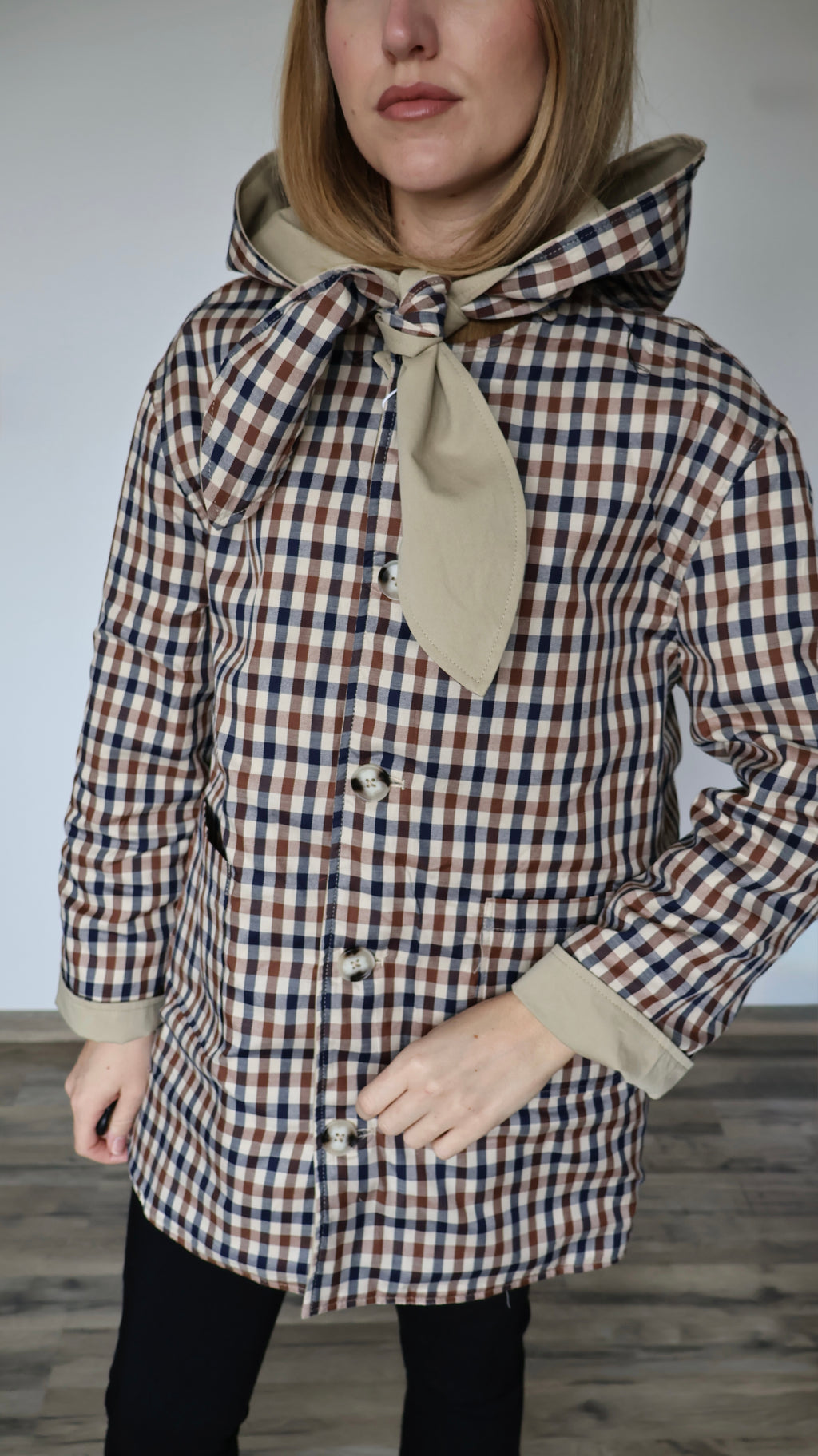 Veste "Oxford" à Col XL