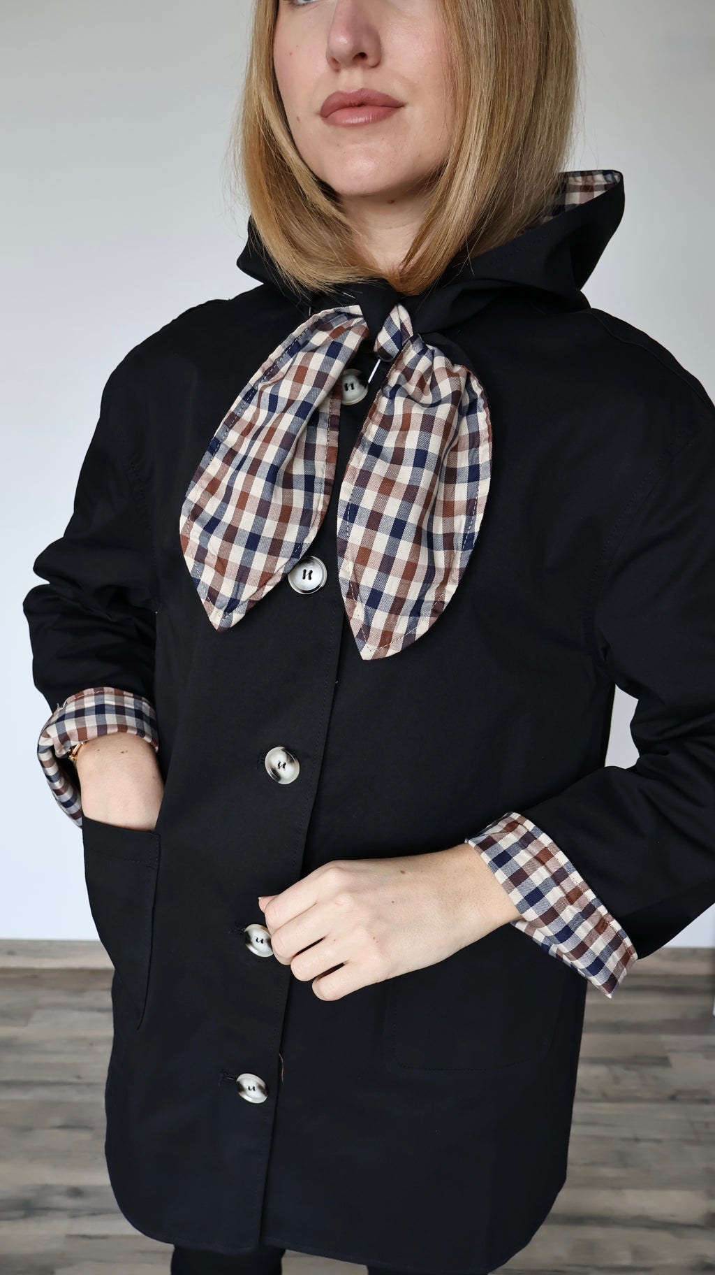 Veste "Oxford" à Col XL