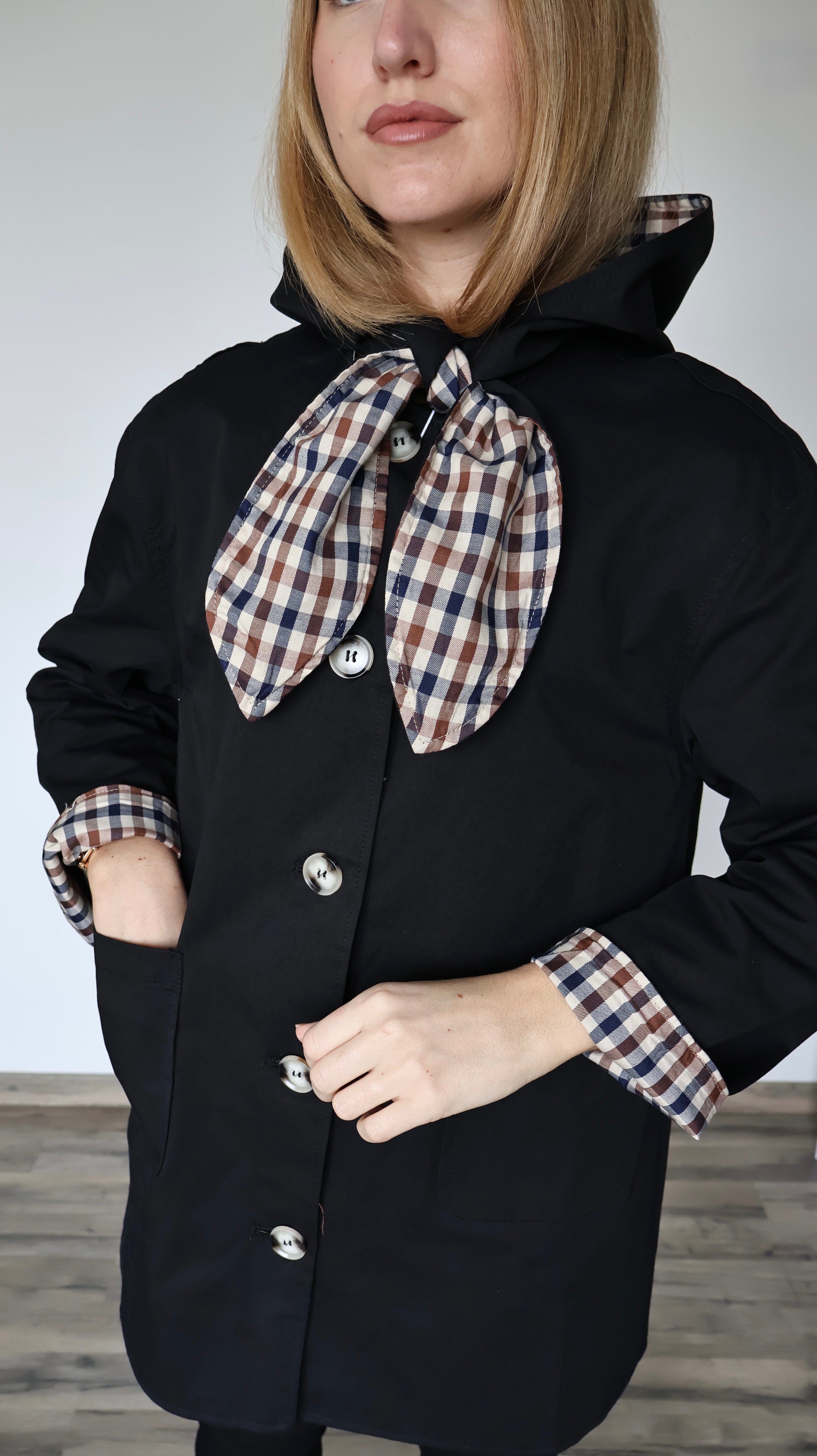 Veste "Oxford" à Col XL