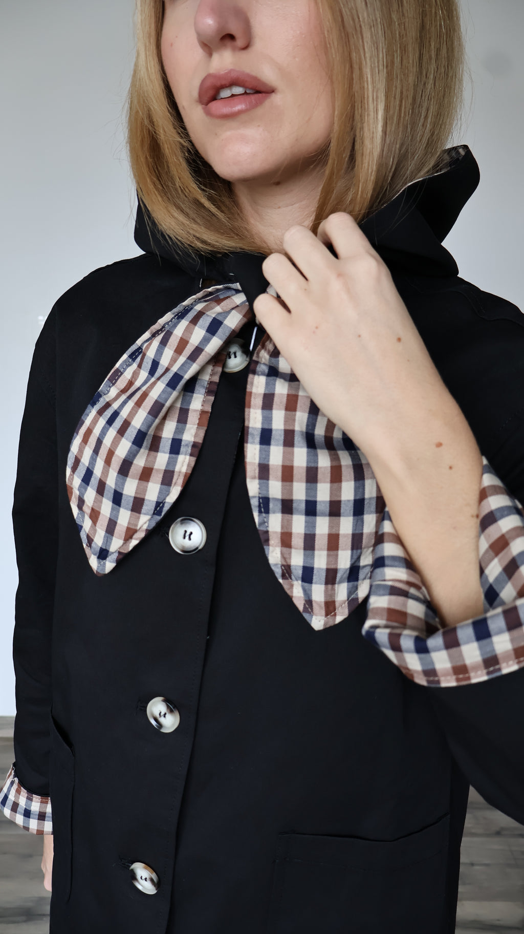 Veste "Oxford" à Col XL