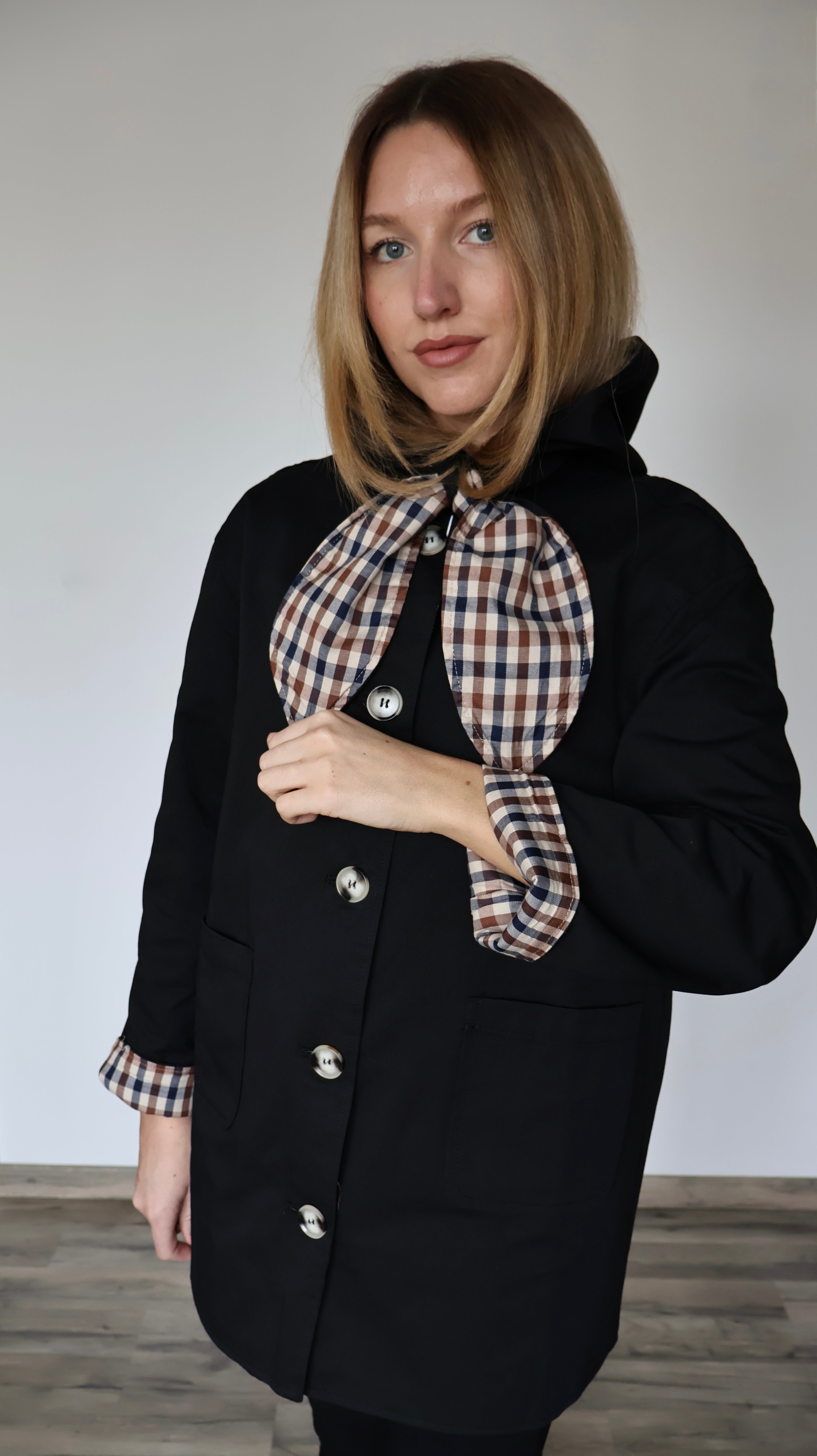 Veste "Oxford" à Col XL