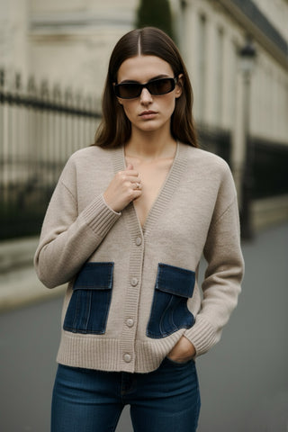 Cardigan en maille