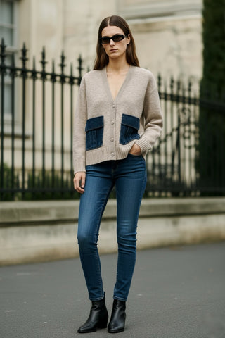 Cardigan en maille