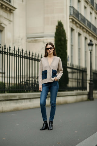 Cardigan en maille