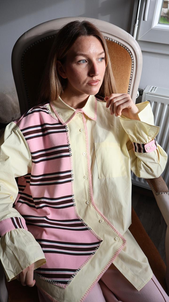 Chemise Patchwork Artisanale