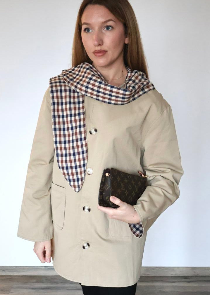 Veste "Oxford" à Col XL