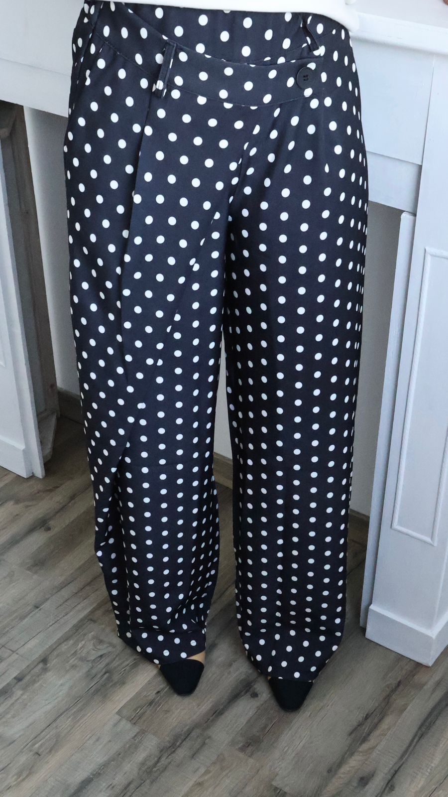 Pantalon Large à Pois