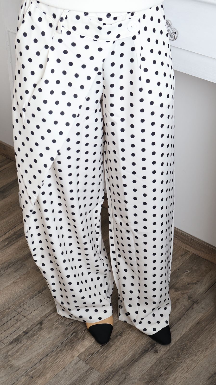 Pantalon Large à Pois