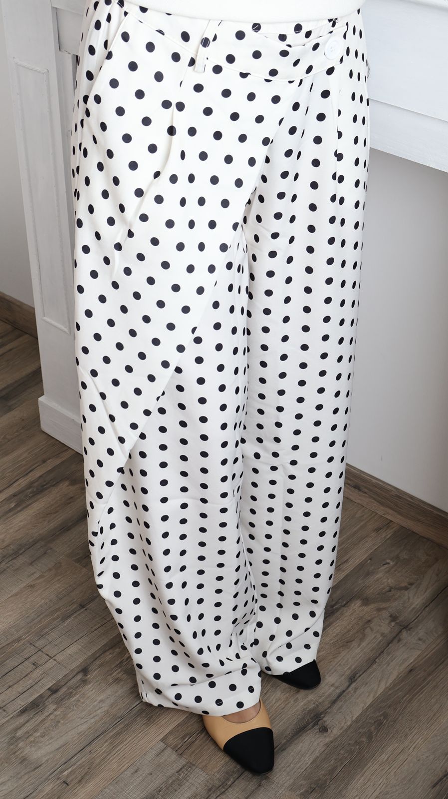 Pantalon Large à Pois