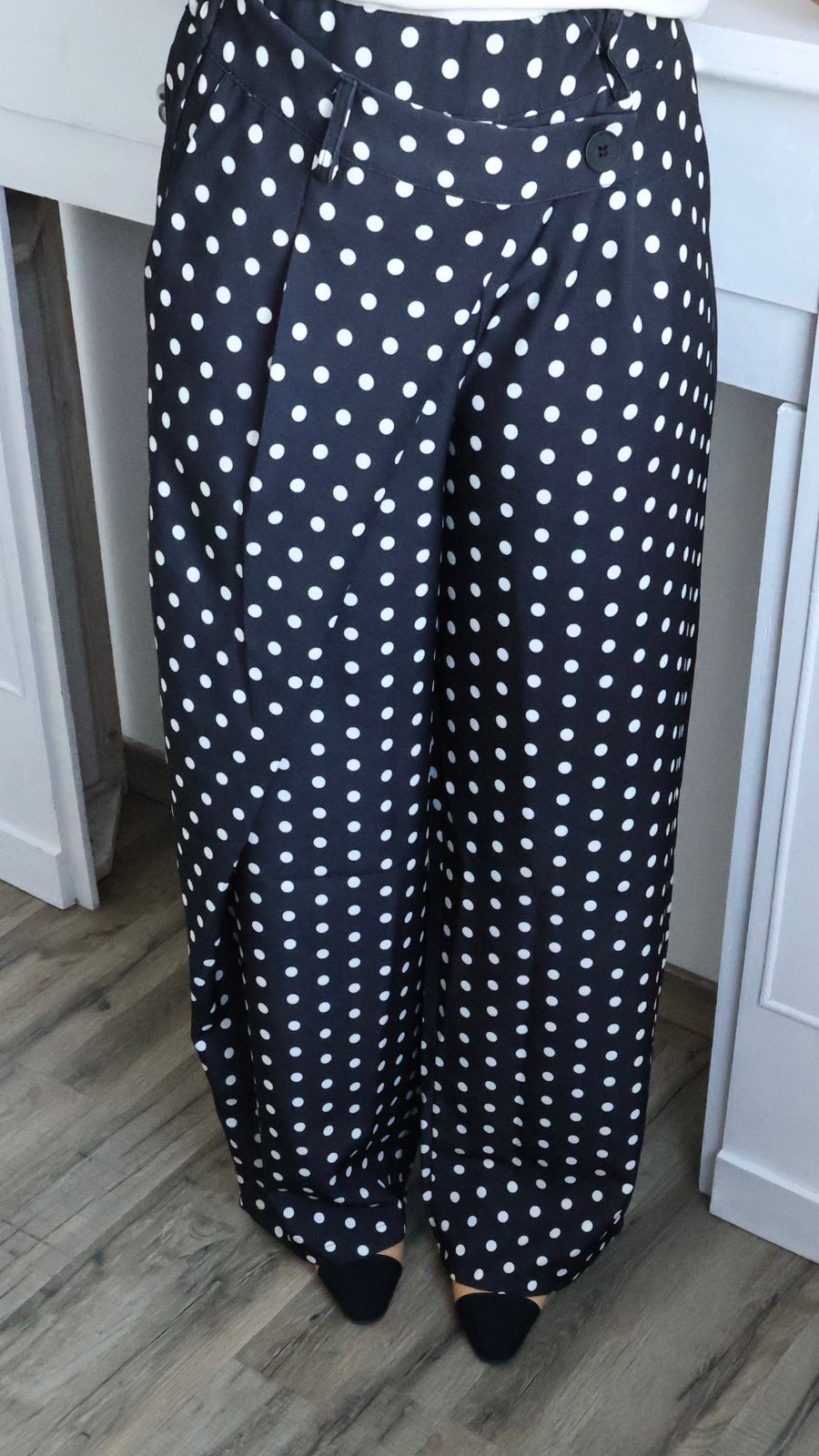 Pantalon Large à Pois