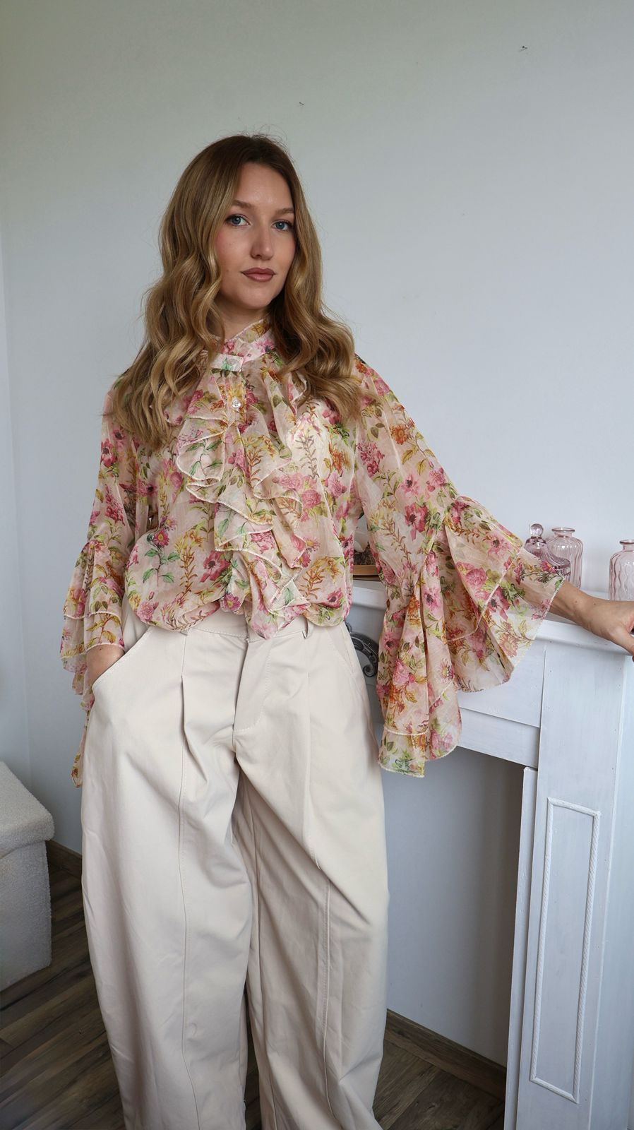 La Blouse "Jardin d'Iris"