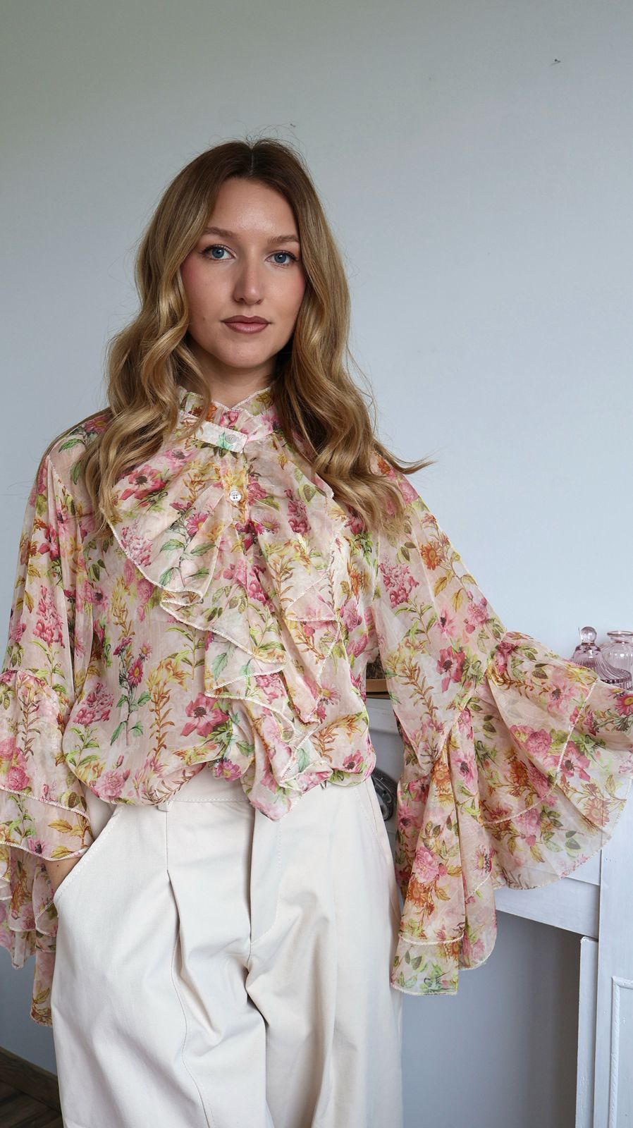 La Blouse "Jardin d'Iris"
