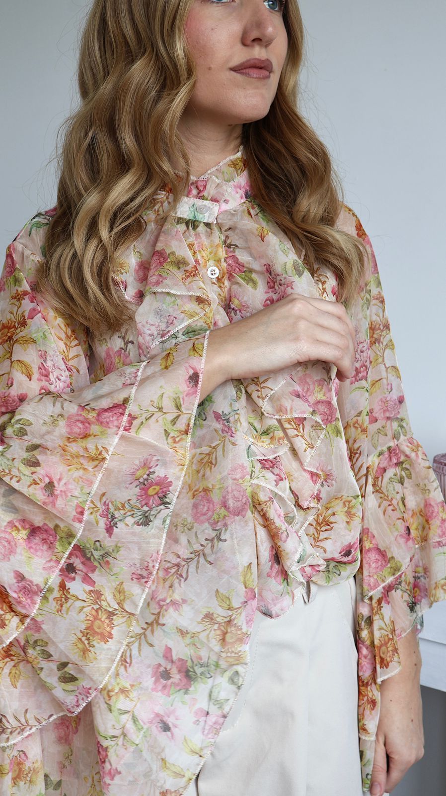 La Blouse "Jardin d'Iris"