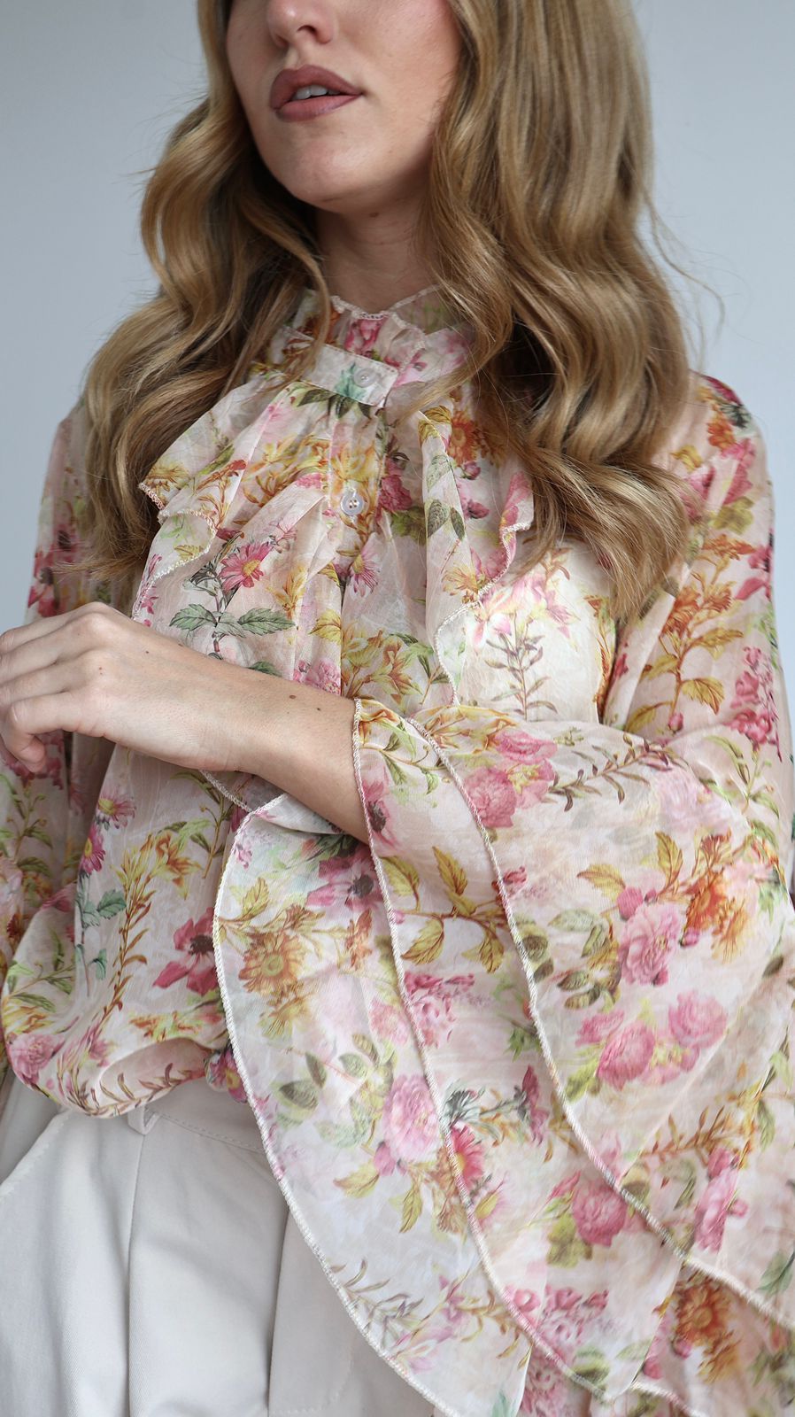 La Blouse "Jardin d'Iris"