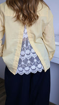 Chemise "Aria" avec dos dentelle