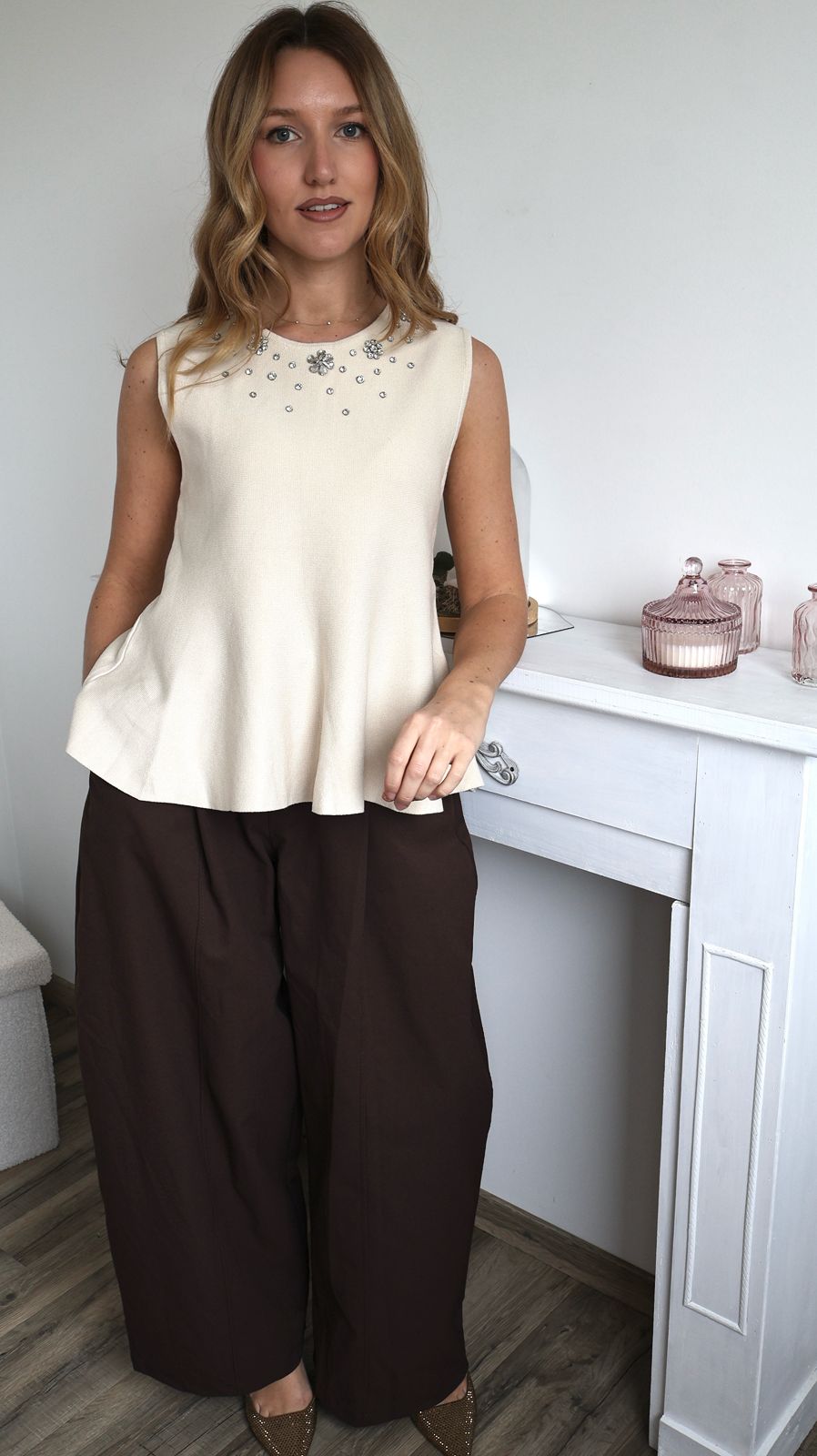 Top Peplum Bijou
