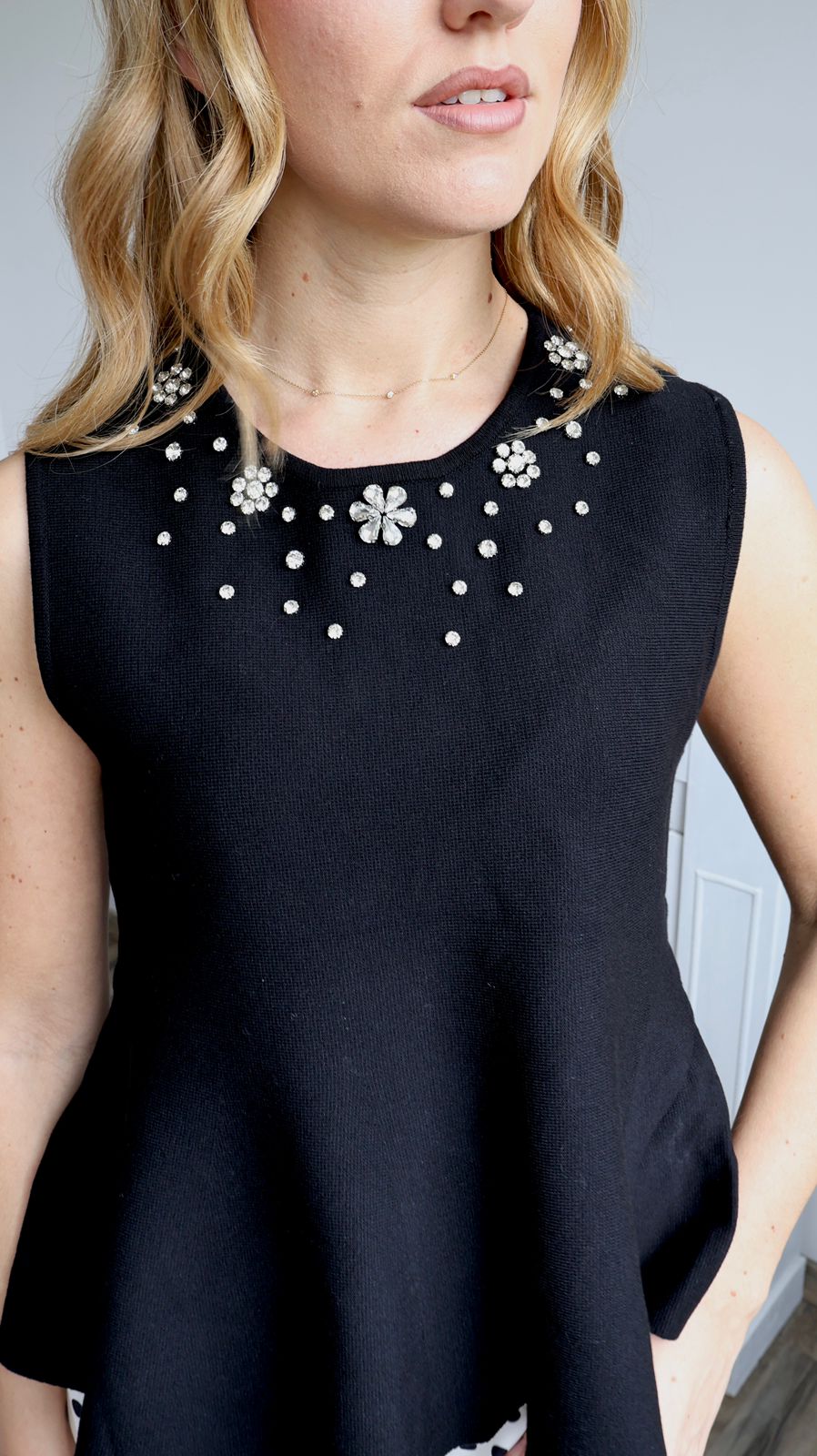 Top Peplum Bijou
