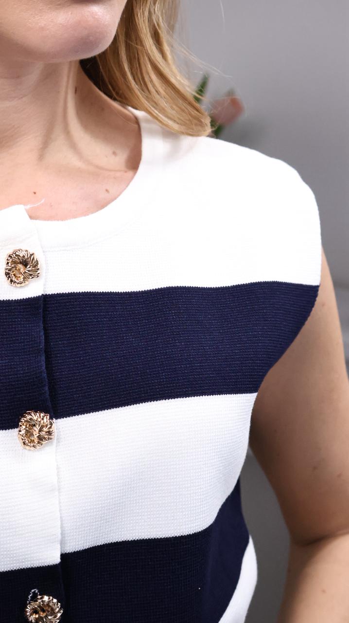 Gilet Sans Manches Marine