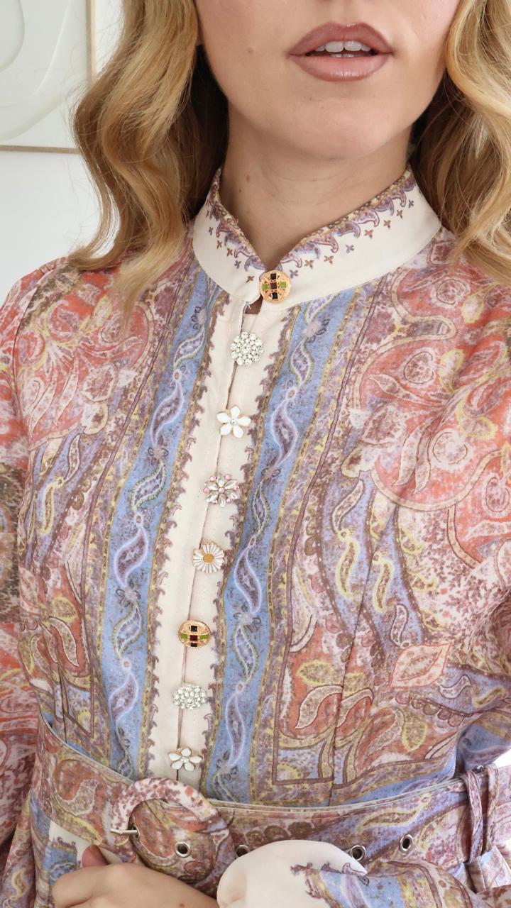 Robe Courte "Florence" Imprimé