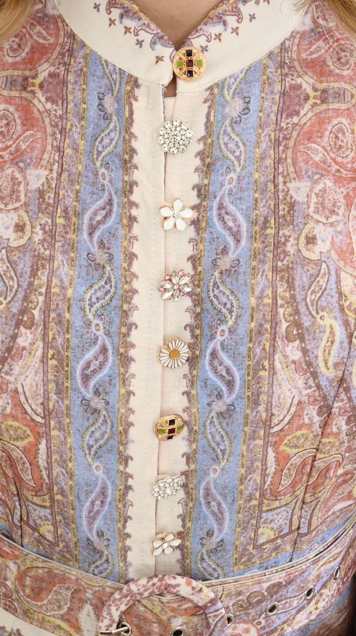 Robe Courte "Florence" Imprimé