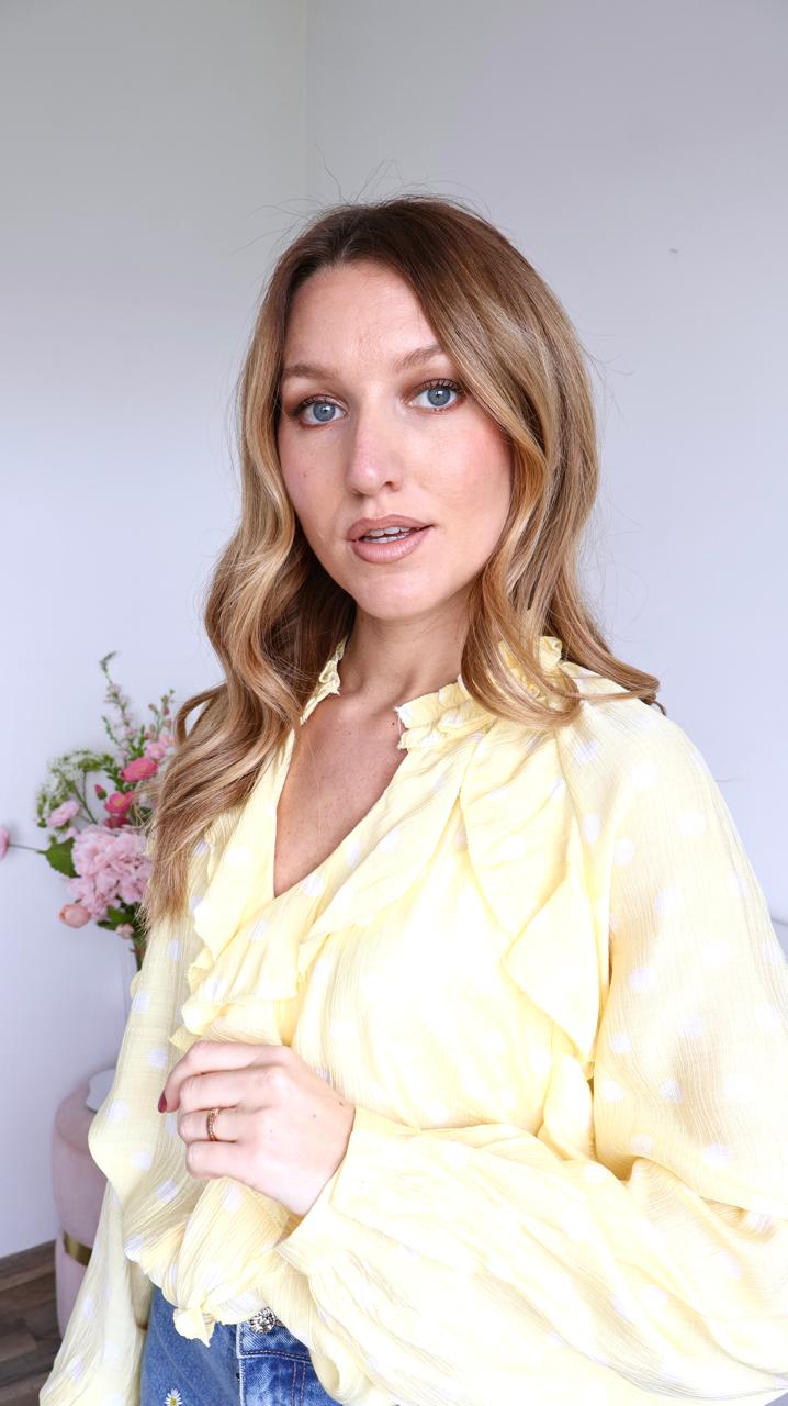 Blouse "Soline" à Volants
