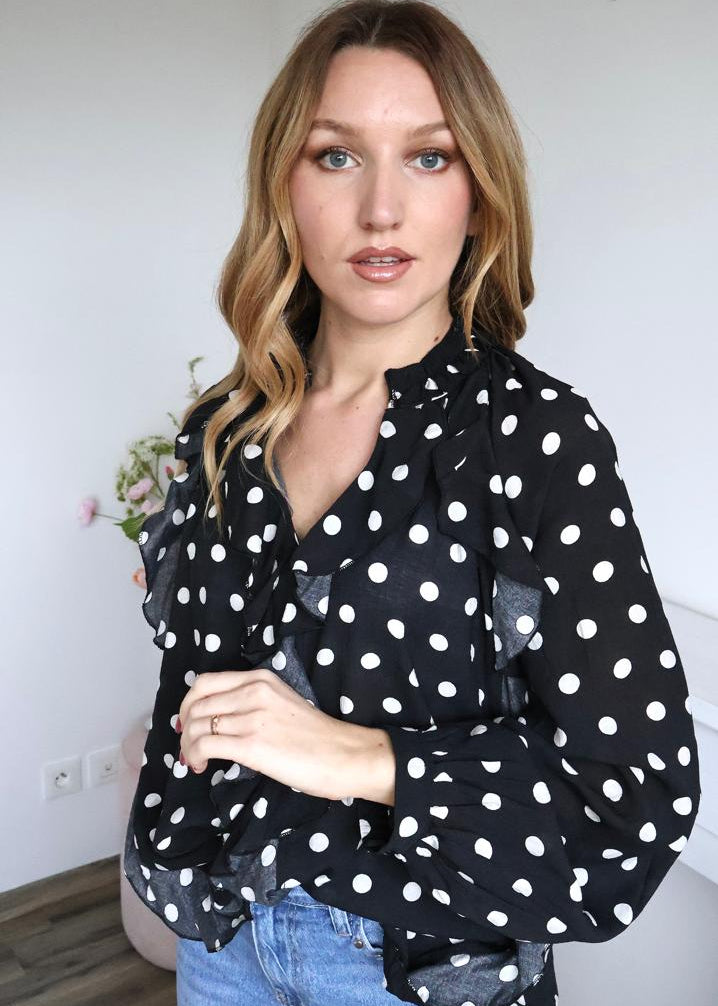 Blouse "Soline" à Volants