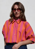 Chemise Volumineuse à Rayures