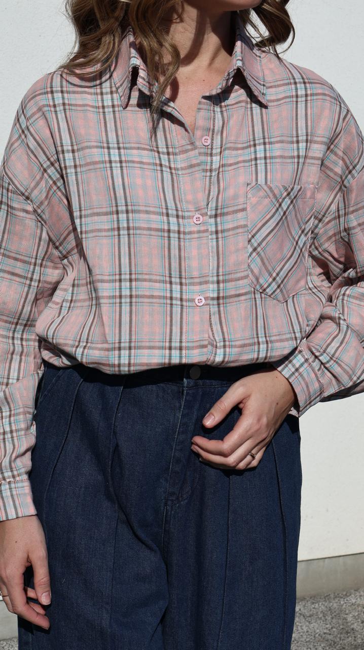 Chemise Oversize à Carreaux