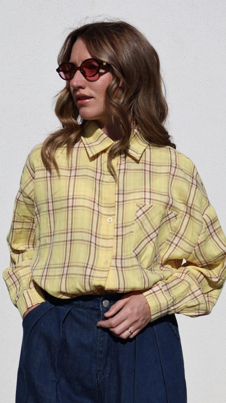 Chemise Oversize à Carreaux