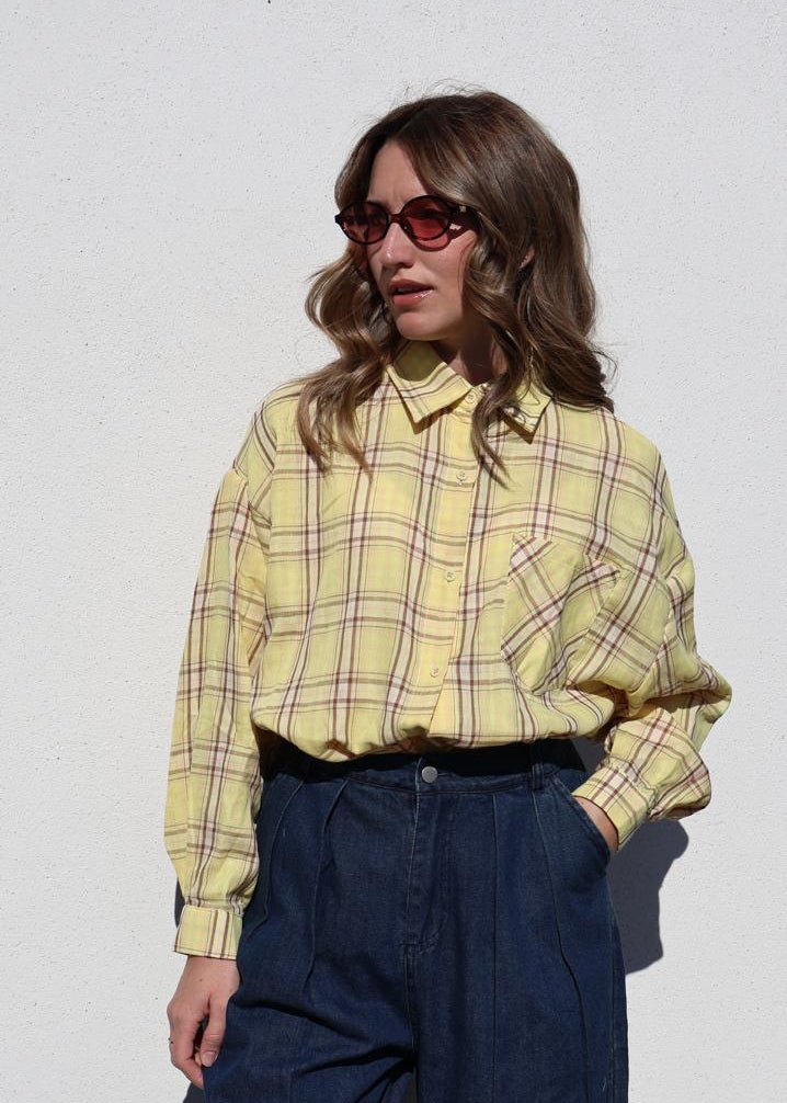 Chemise Oversize à Carreaux
